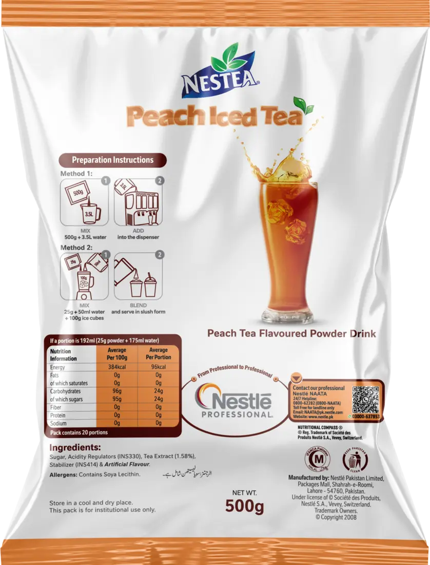 Peach Iced Tea Premix