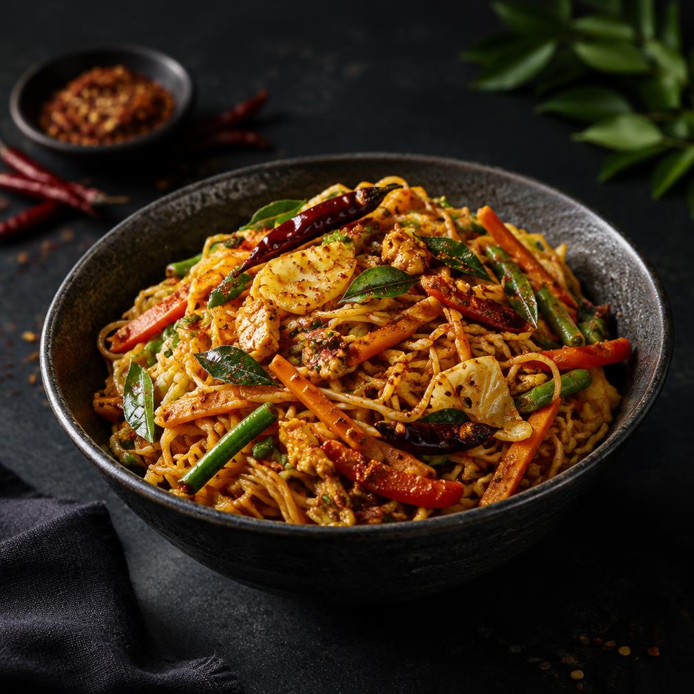 Spicy Coconut Wok Noodles